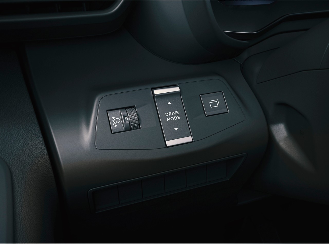 The Proace City Verso’s Toyota Traction Select switch 